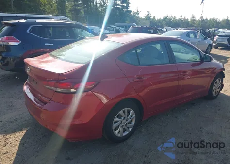 2017 Hyundai Elantra Se z USA, uszkodzony, nr VIN KMHD74LF1HU123827